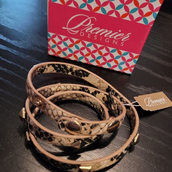 Premier Designs wrap bracelet- Shelby - Picture 3 of 5